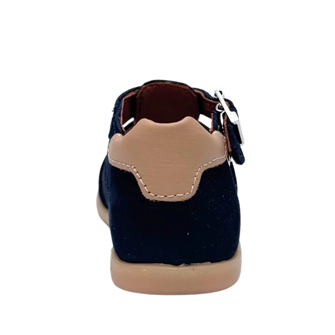 BABYBOTTE Sandales Gimmy Nubuck Bleu ma petite pointure