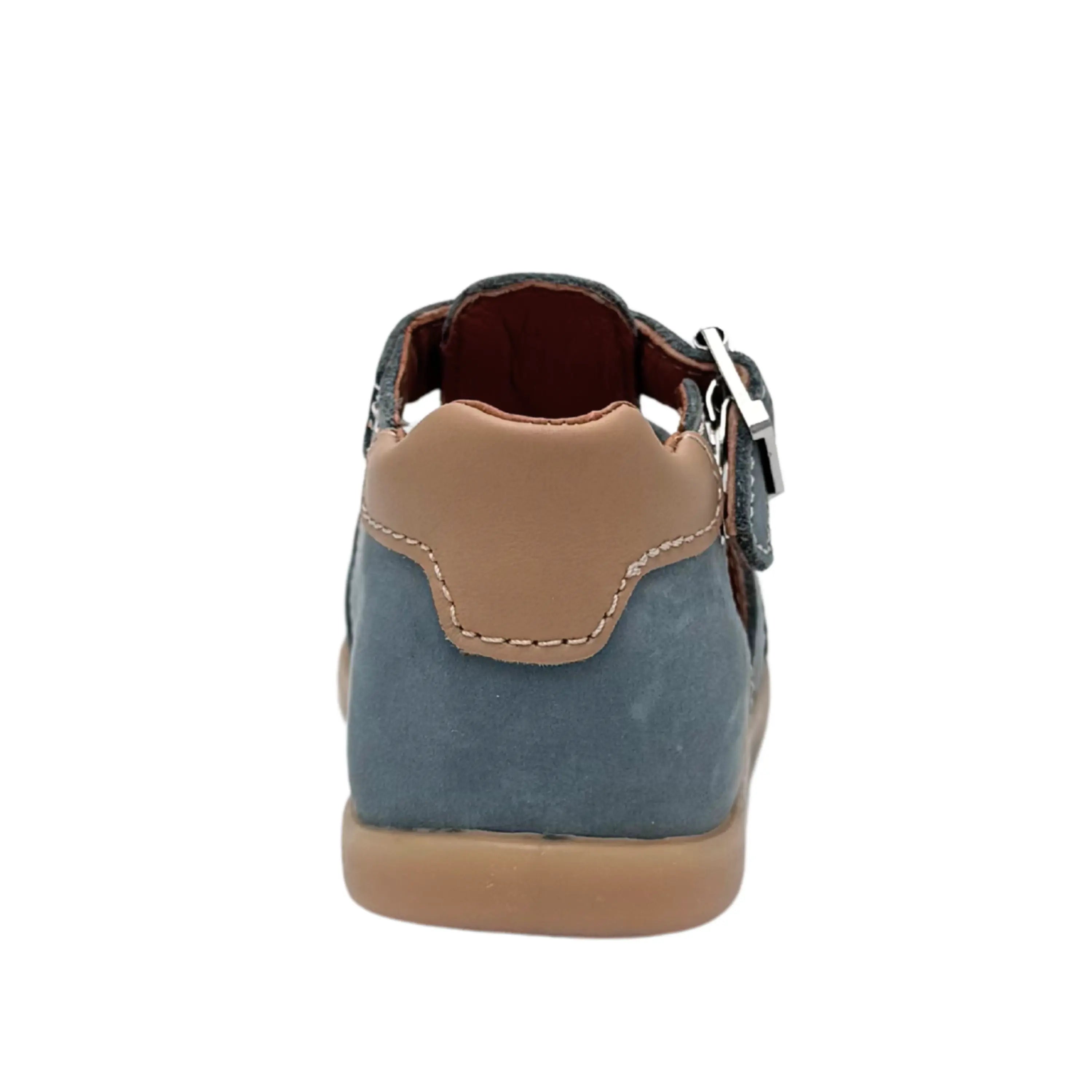 BABYBOTTE Sandales Gimmy Nubuck Bleu Clair ma petite pointure