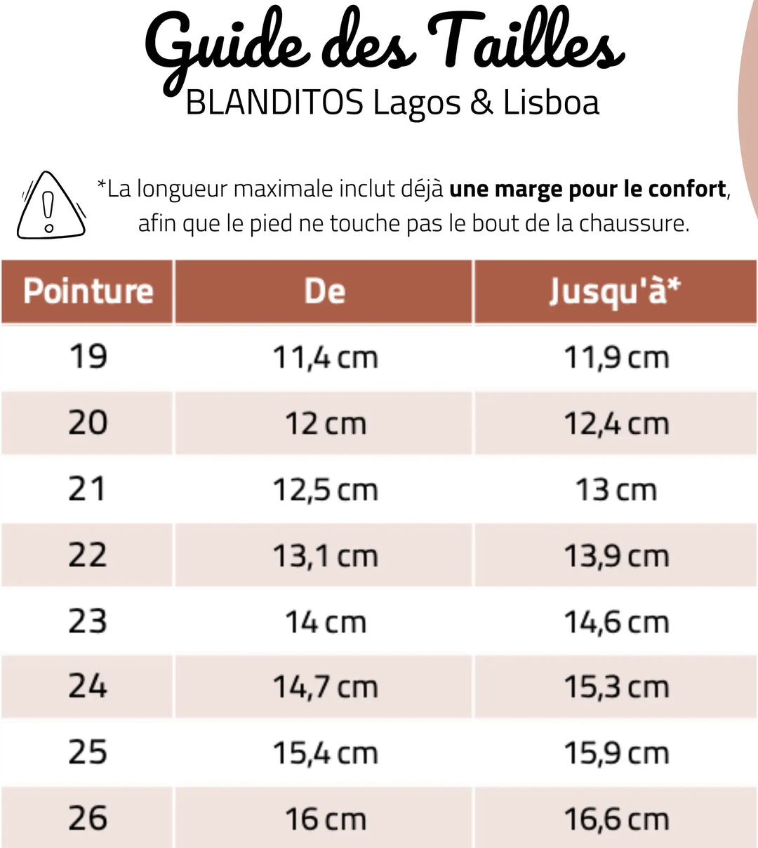 BLANDITOS Baskets Barefoot Lisboa Ocre ma petite pointure