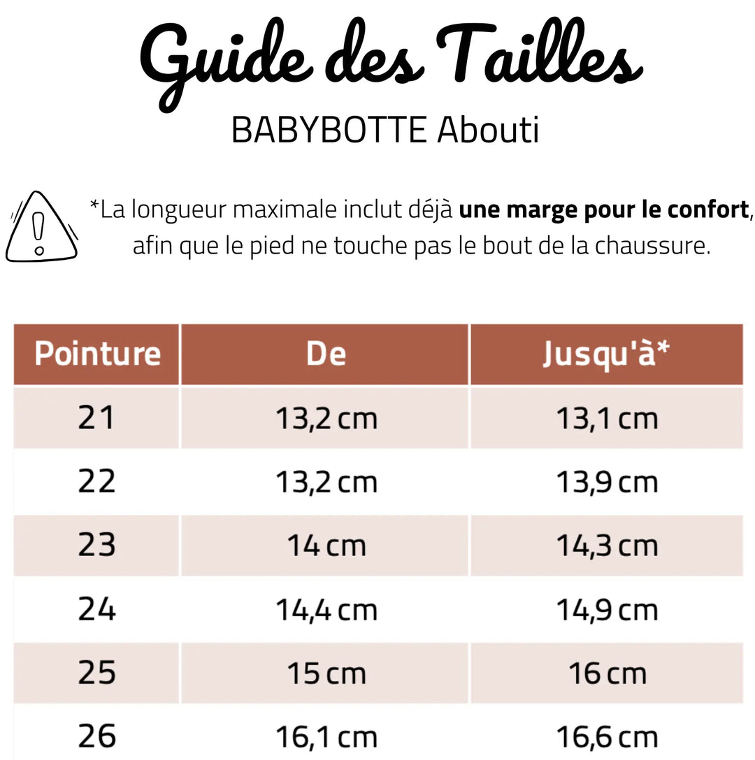 BABYBOTTE Baskets Abouti Velcro Cuir Blanc ma petite pointure