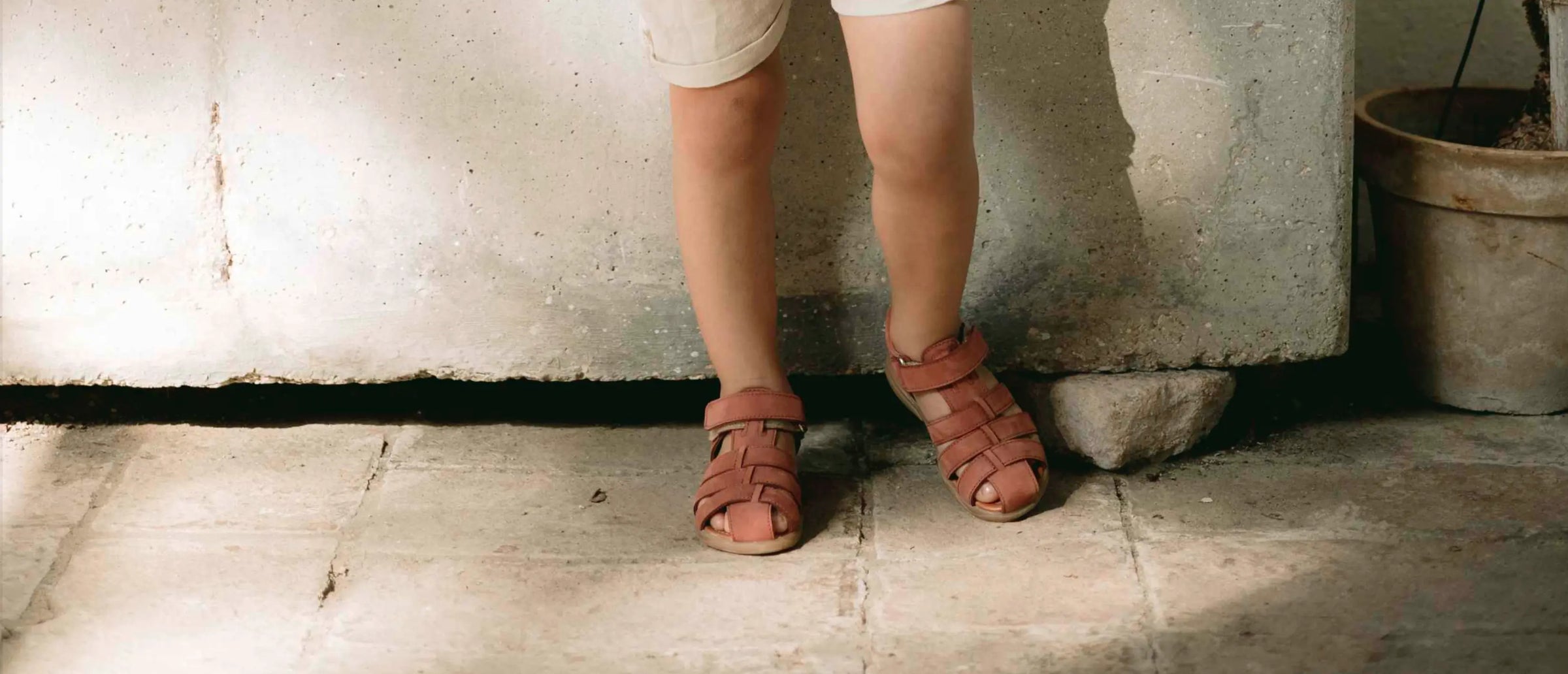 Sandales / nu-pieds Bébé garcon Marron ALMA : Sandales / Nu-pieds