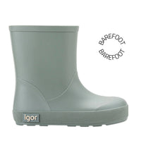 IGOR Bottes de Pluie Barefoot Yogi Verde ma petite pointure 