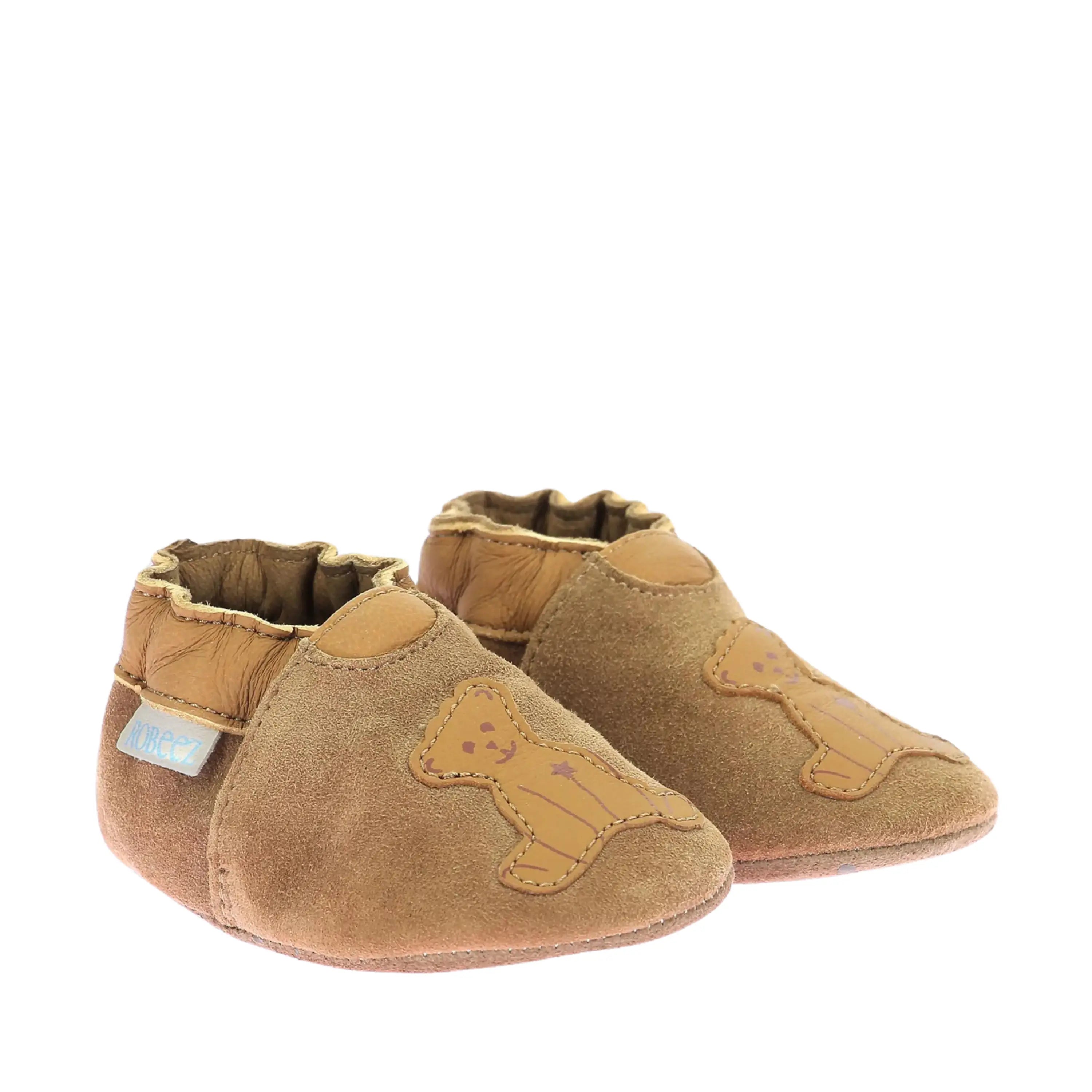 ROBEEZ Chaussons Robear Camel ma petite pointure 