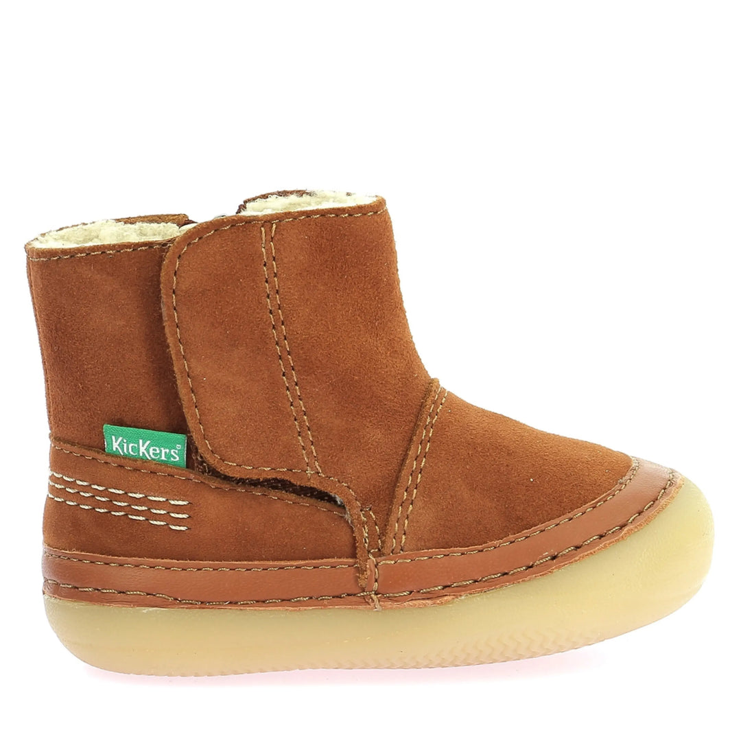 KICKERS Bottes Sokifaune Camel ma petite pointure 