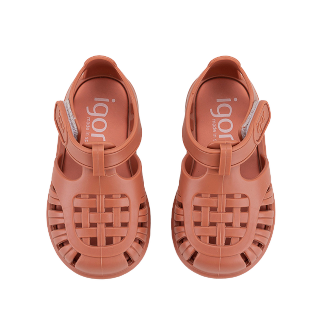 IGOR Sandales de Plage Tobby Solid Terracota ma petite pointure