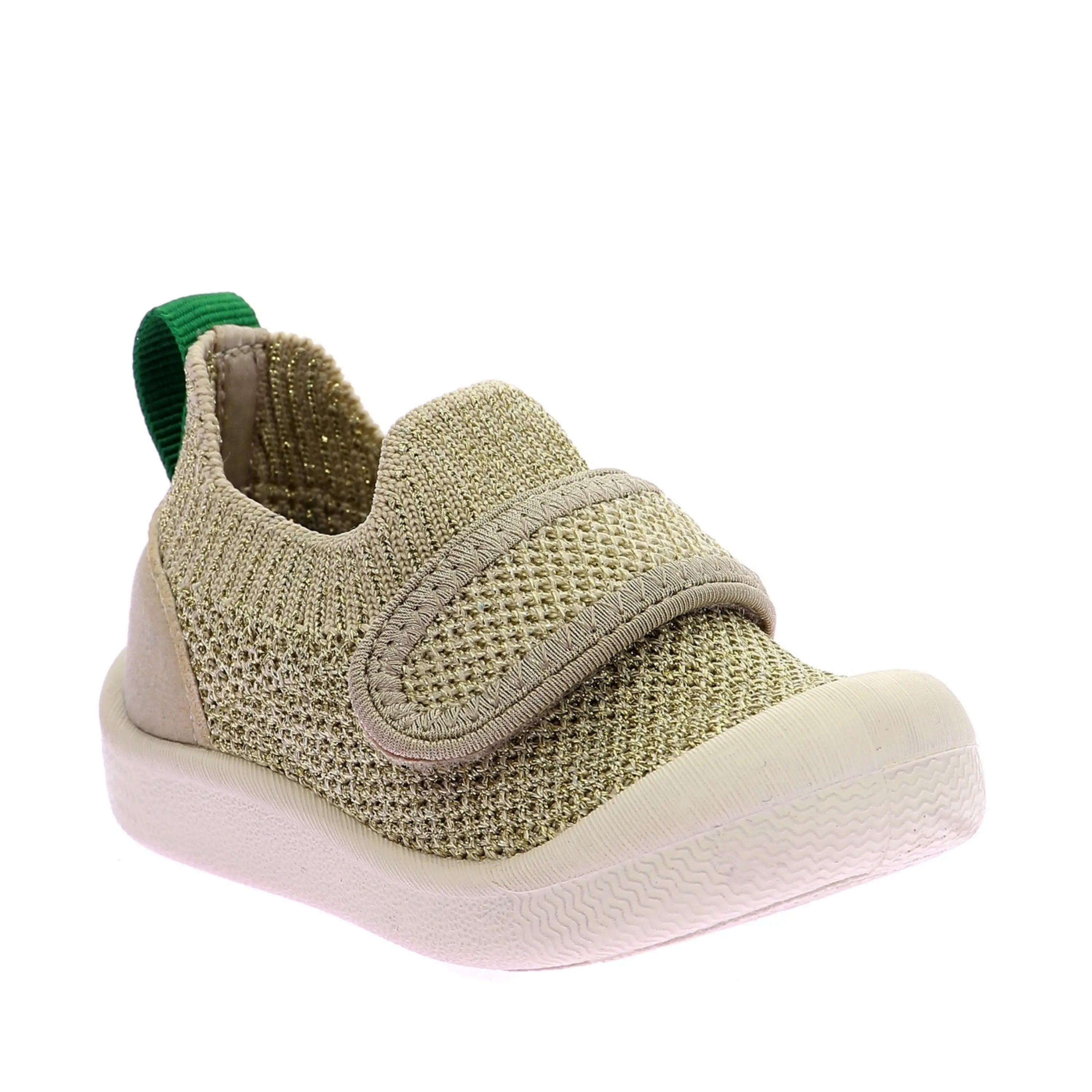 KICKERS Chaussons Kitoukro Beige Champagne ma petite pointure 