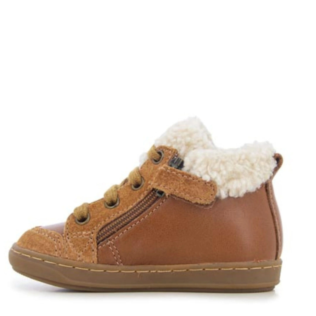 SHOO POM Bottines Bouba Zip Wool Camel ma petite pointure 