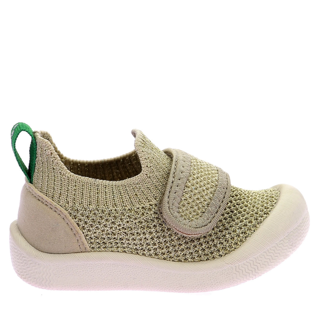 KICKERS Chaussons Kitoukro Beige Champagne ma petite pointure 