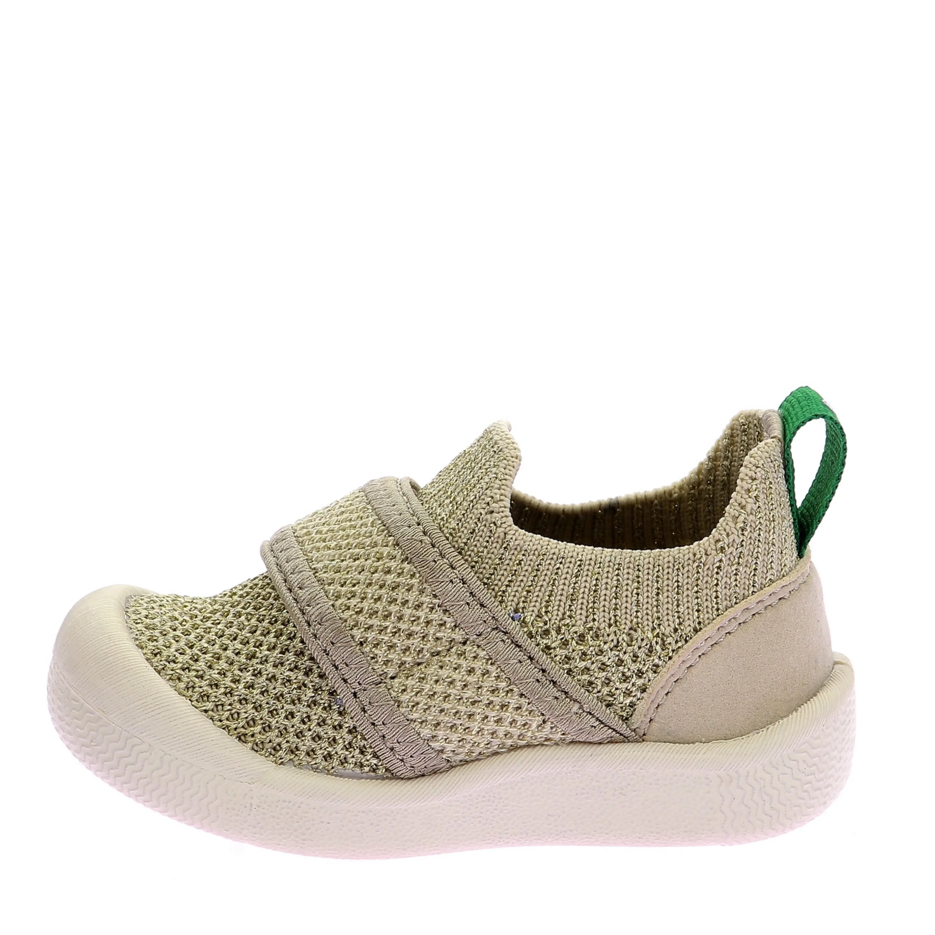 KICKERS Chaussons Kitoukro Beige Champagne ma petite pointure 