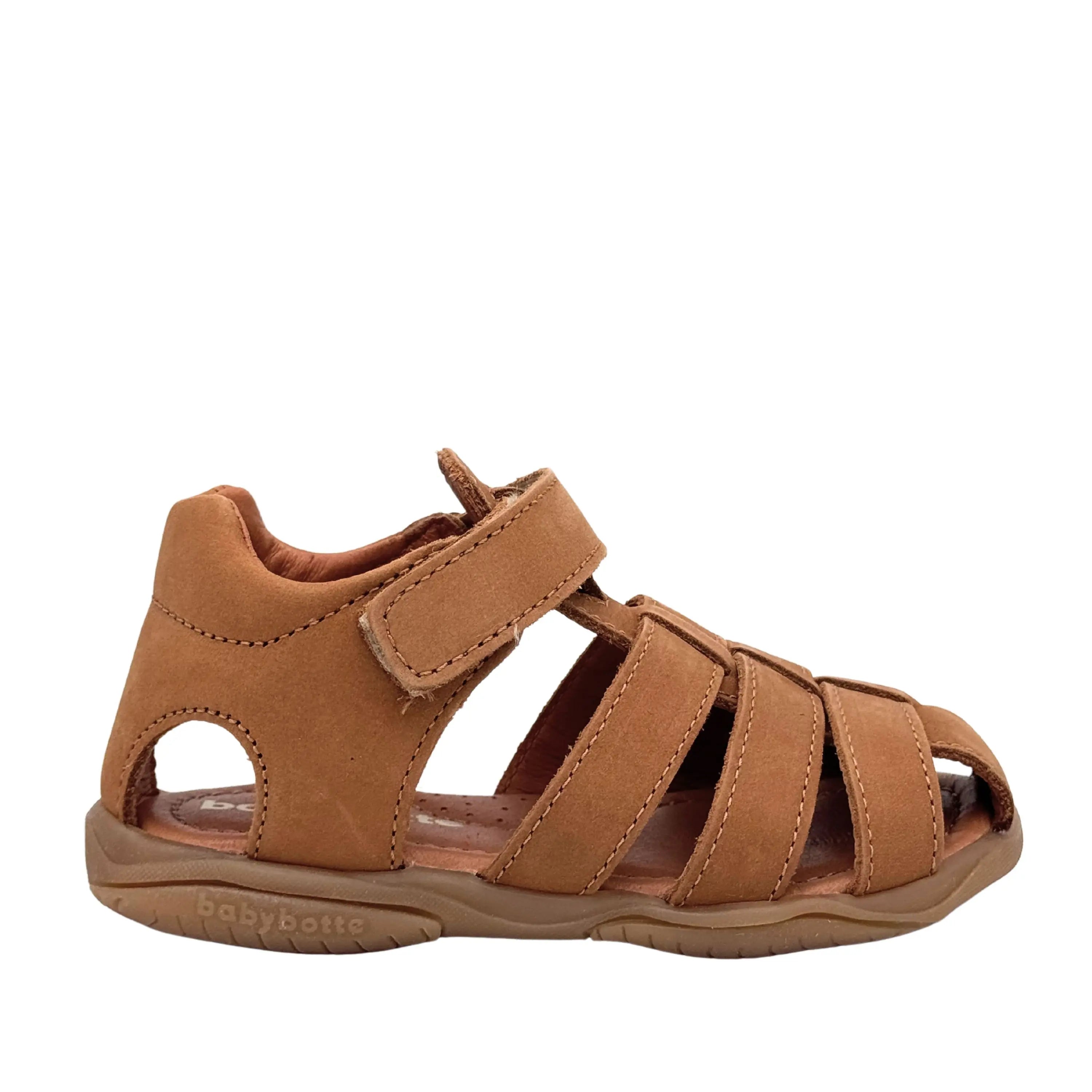 BABYBOTTE Sandales Tafari Cognac ma petite pointure