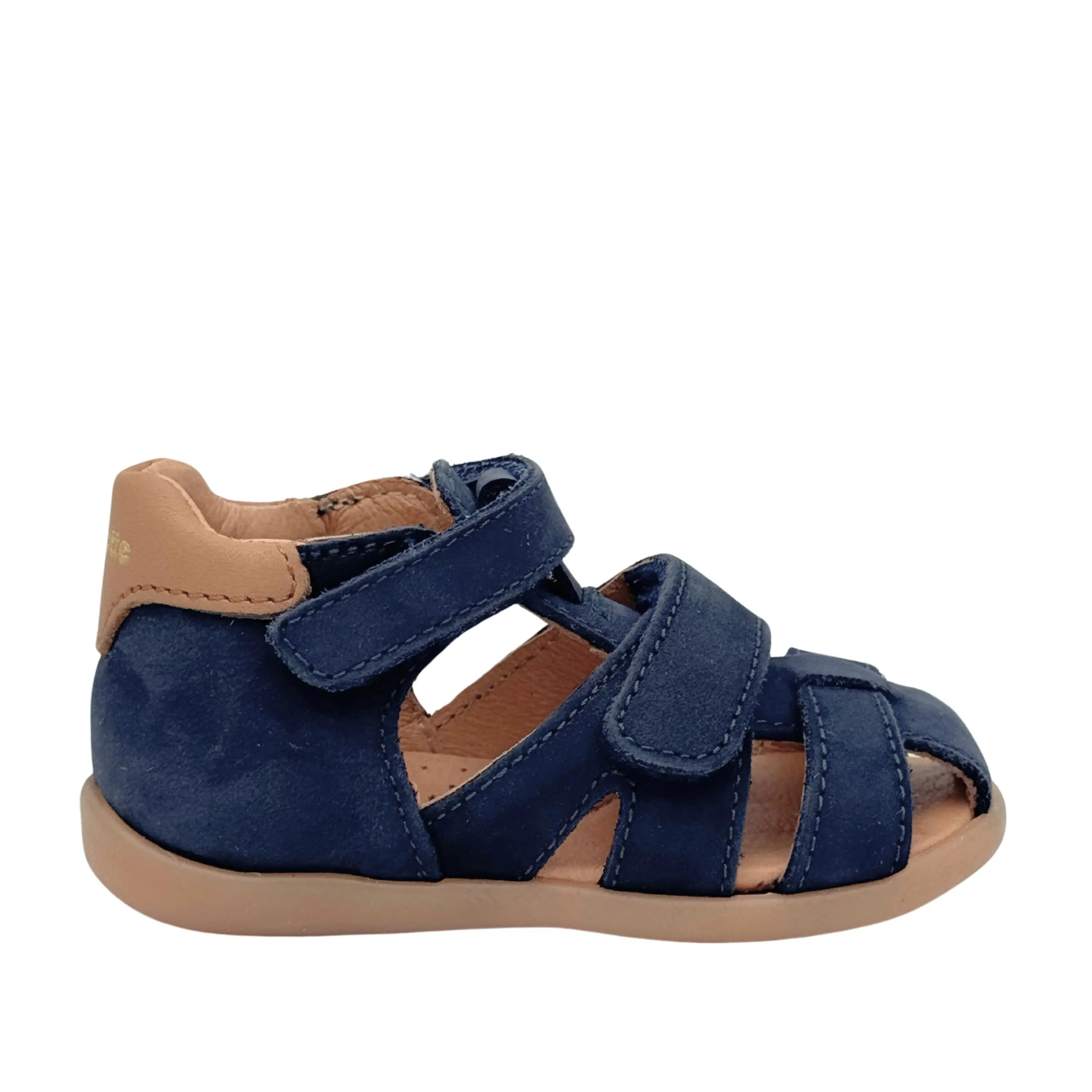 BABYBOTTE Sandales Geo Cuir Bleu ma petite pointure