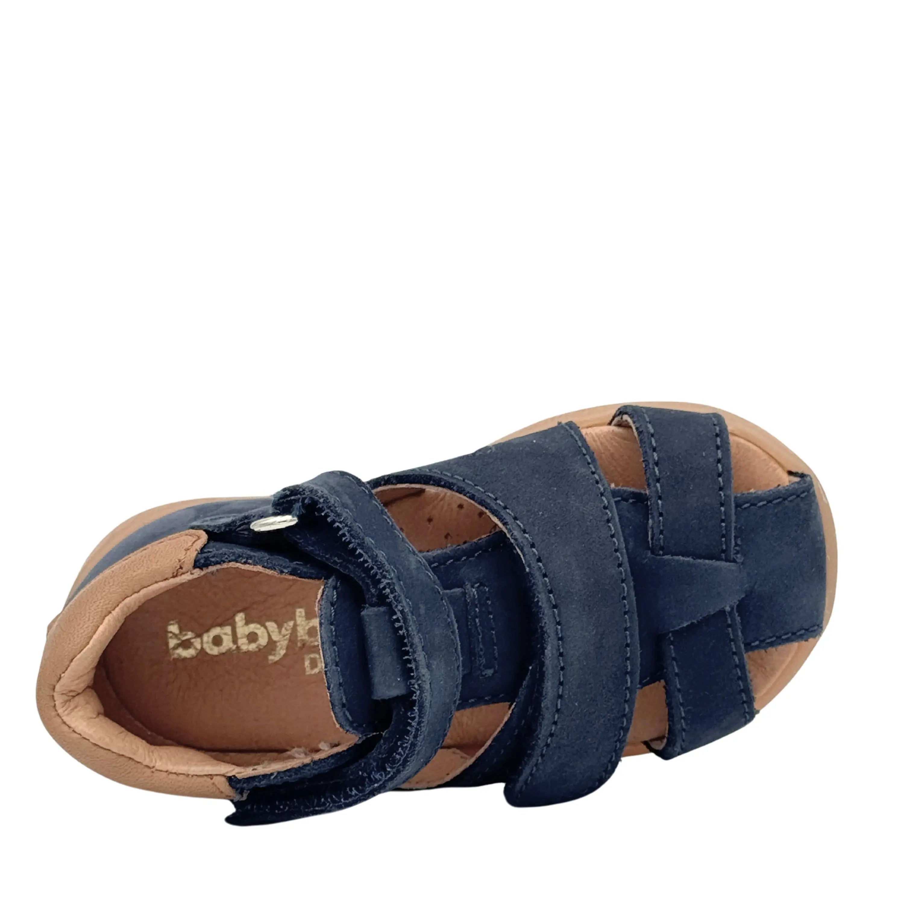 BABYBOTTE Sandales Geo Cuir Bleu ma petite pointure