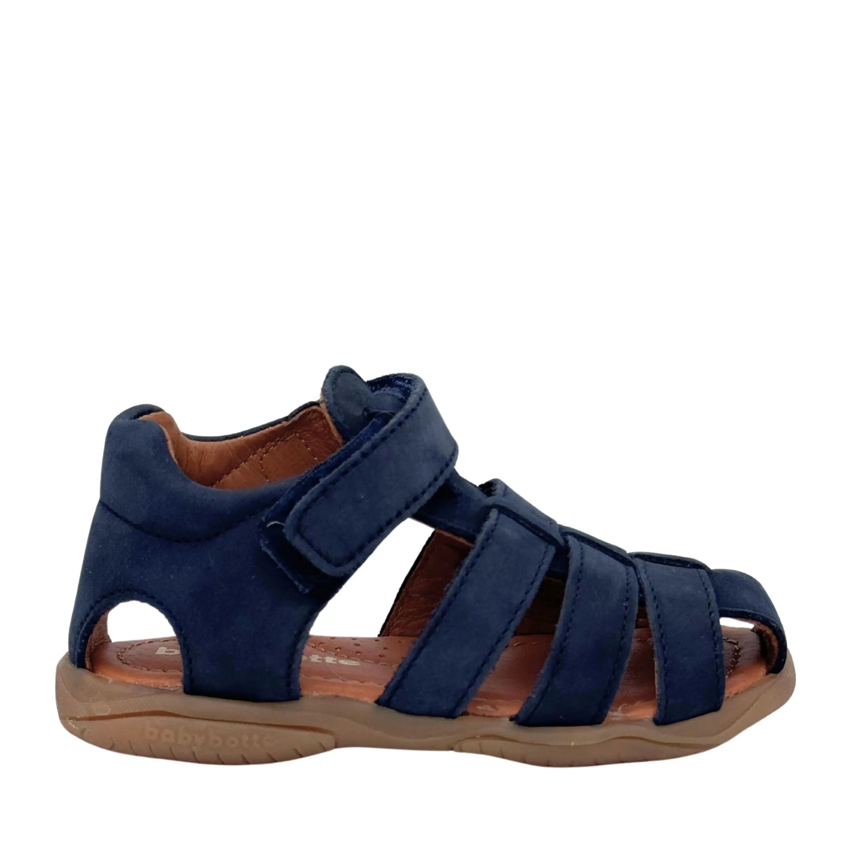 BABYBOTTE Sandales Tafari Bleu ma petite pointure