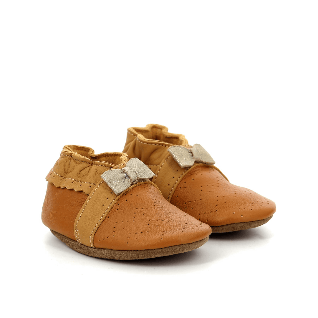 ROBEEZ Chaussons Happy Mood Camel ma petite pointure 