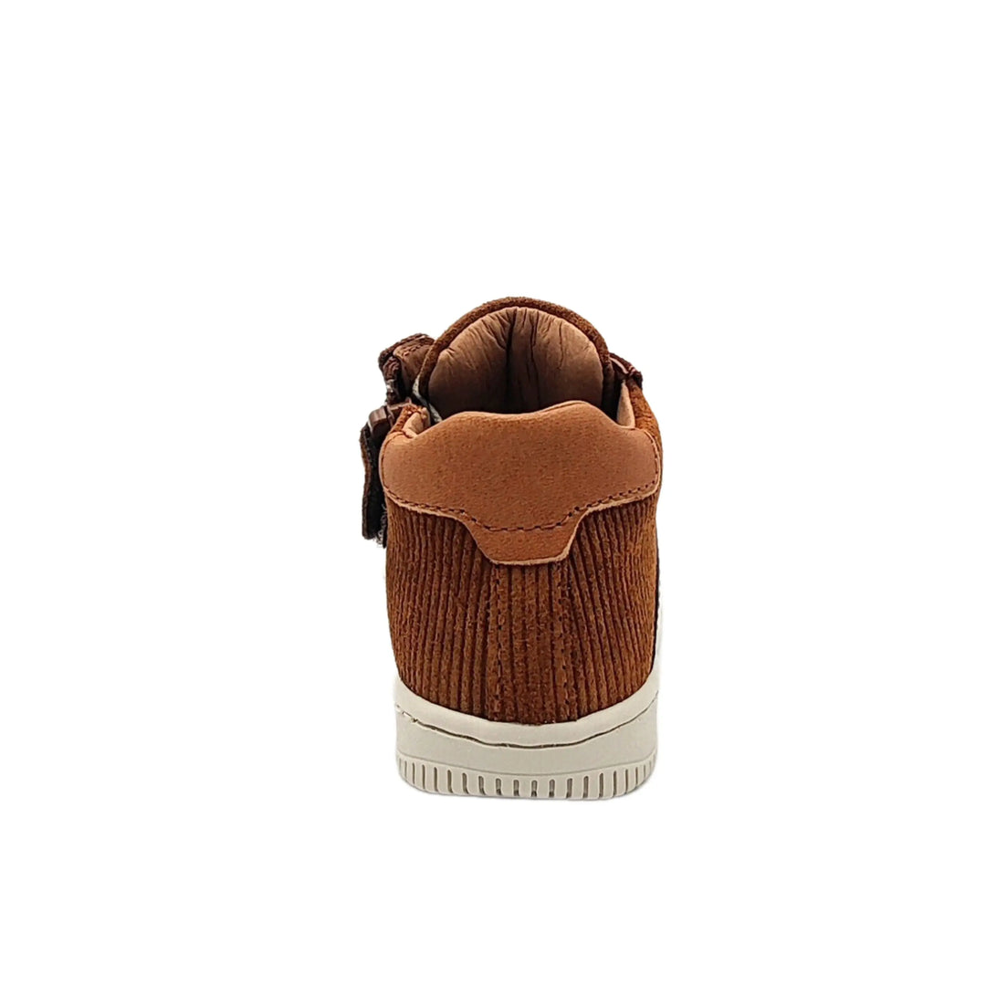 BABYBOTTE Baskets Ferid Zip ma petite pointure #couleur_cuir-imprime-cognac