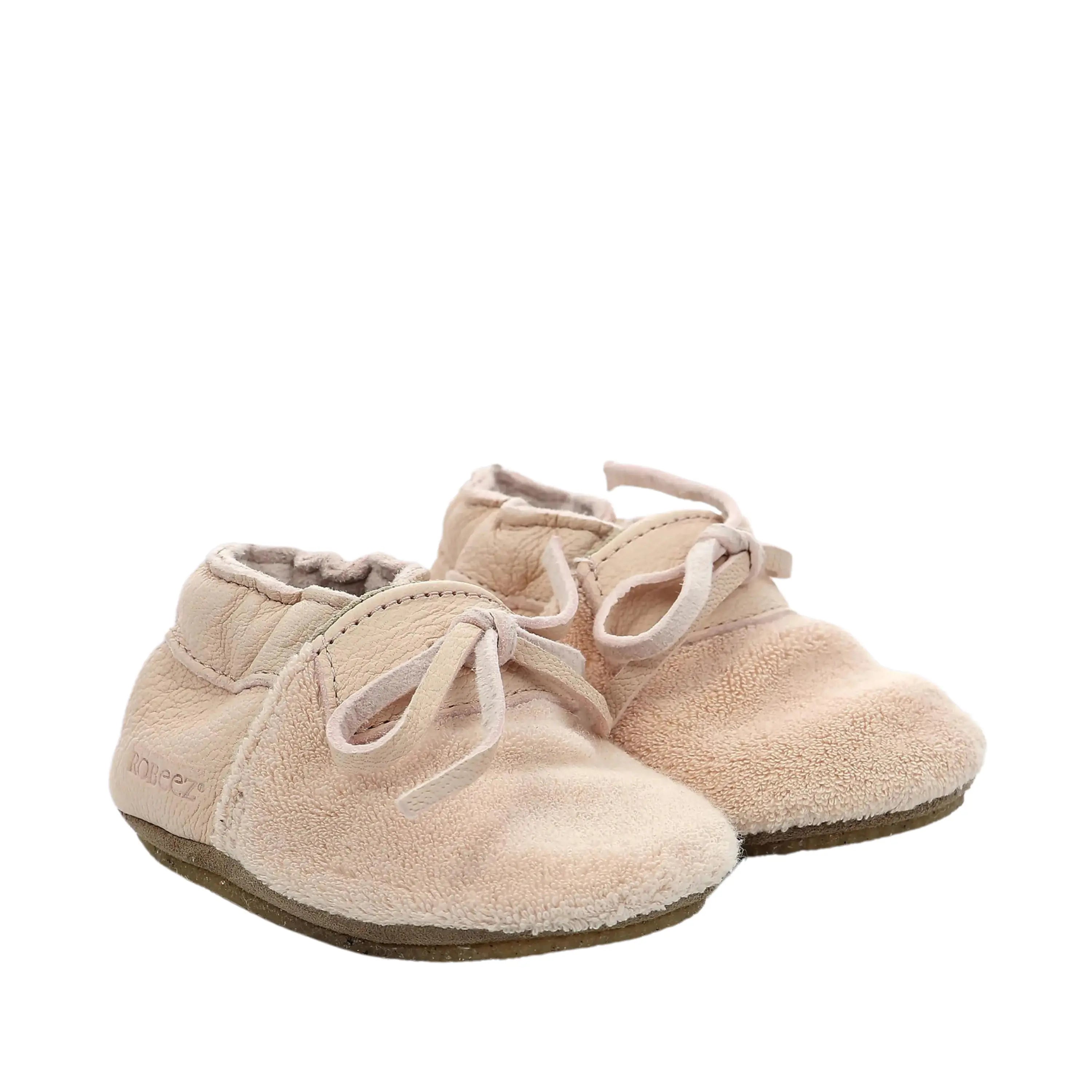 ROBEEZ Chaussons Fleece Semelle Crepe Rose ma petite pointure 