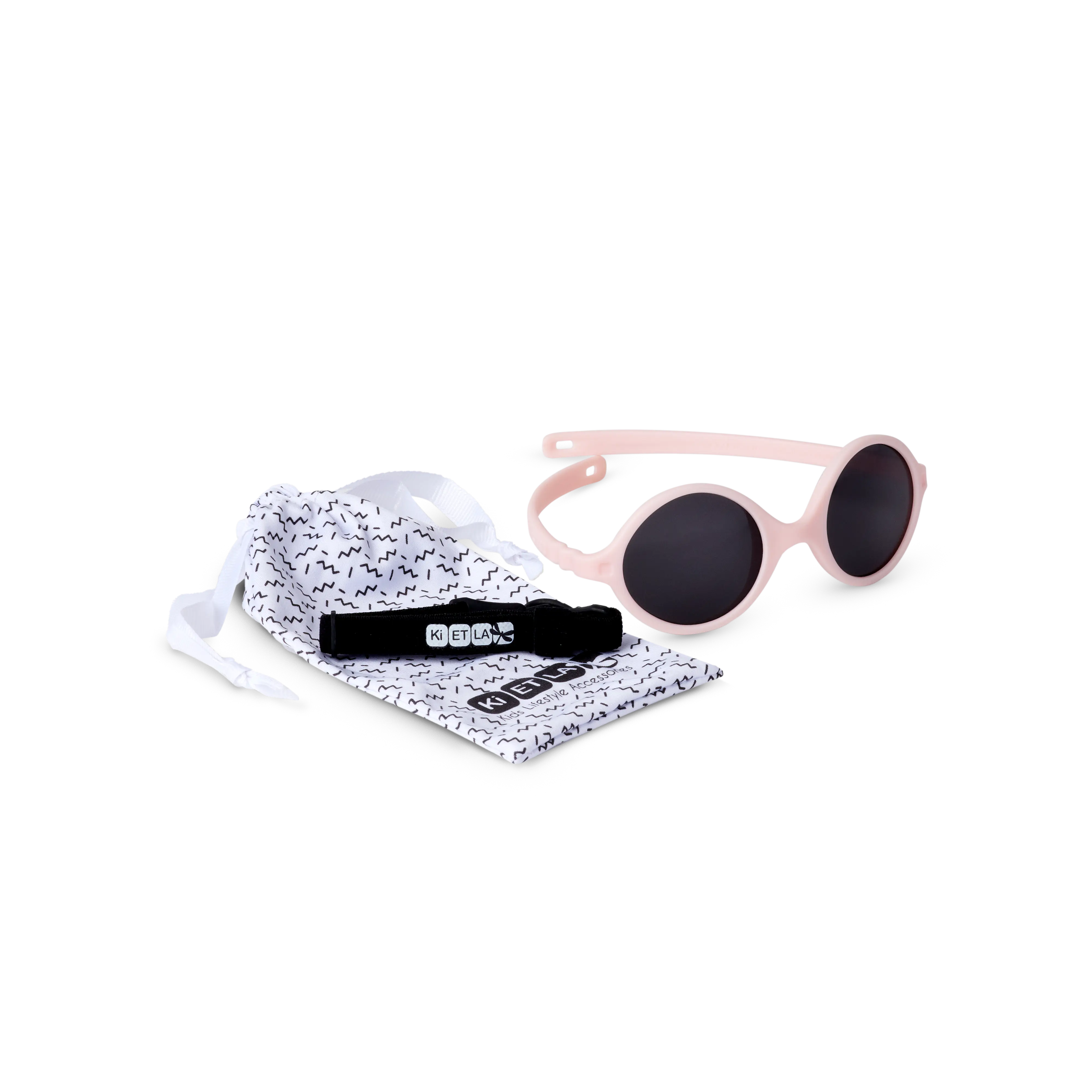 KI ET LA Lunettes de Soleil Diabola Rose Pale ma petite pointure