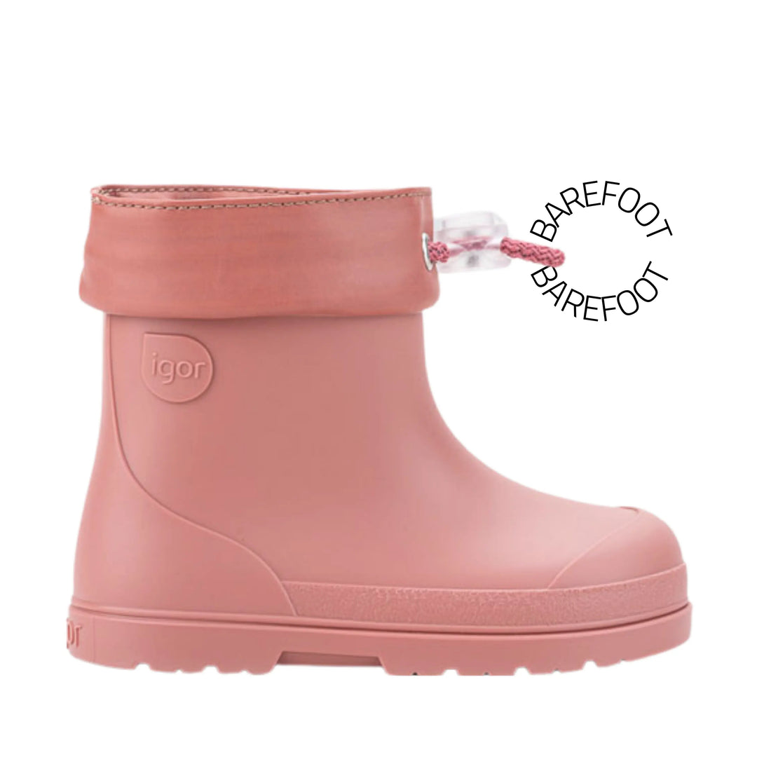 Bottes de pluie Igor Mendi Barefoot Rose mapetitepointure