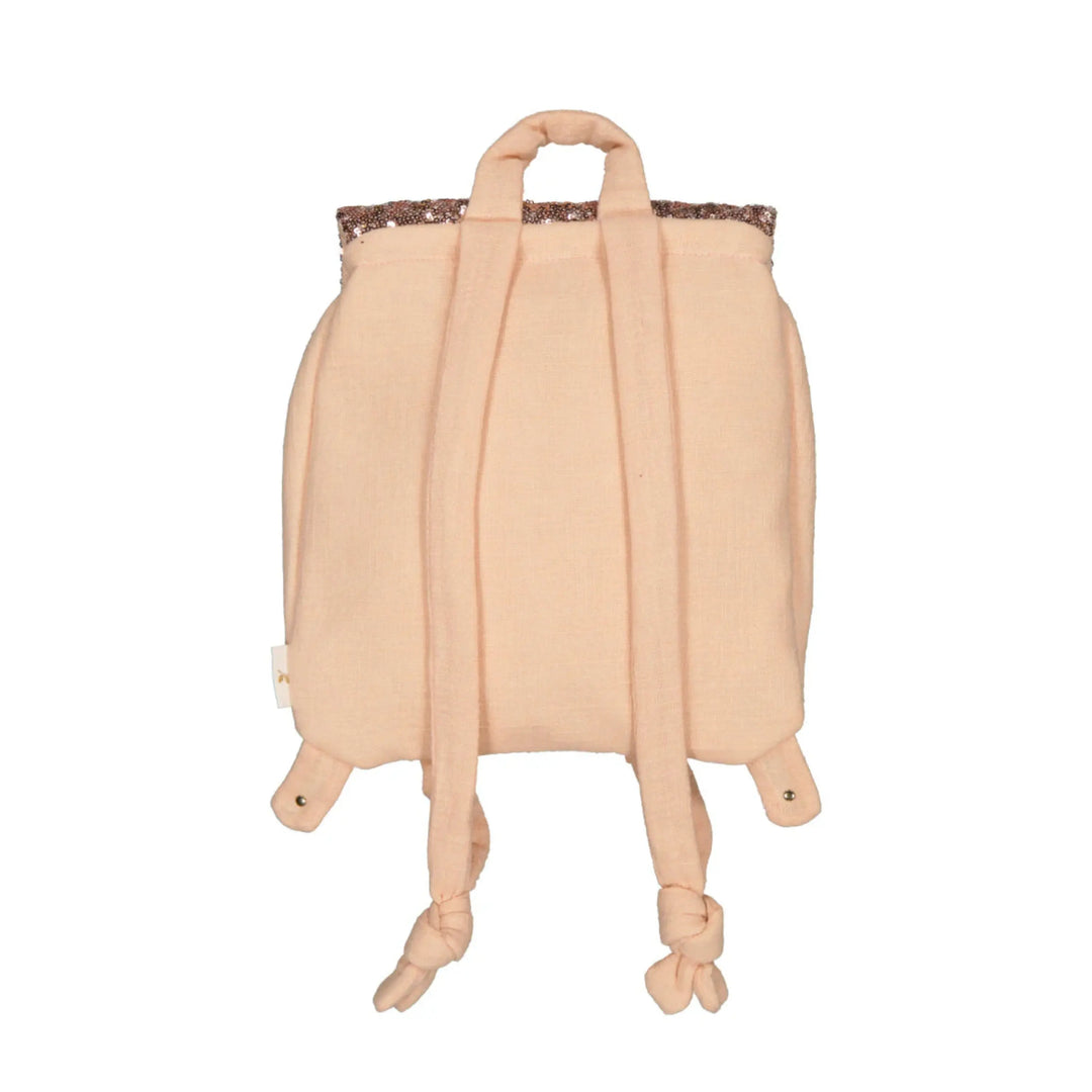 LUCIOLE ET PETIT POIS Sac à dos crèche Sequins dorés ma petite pointure 