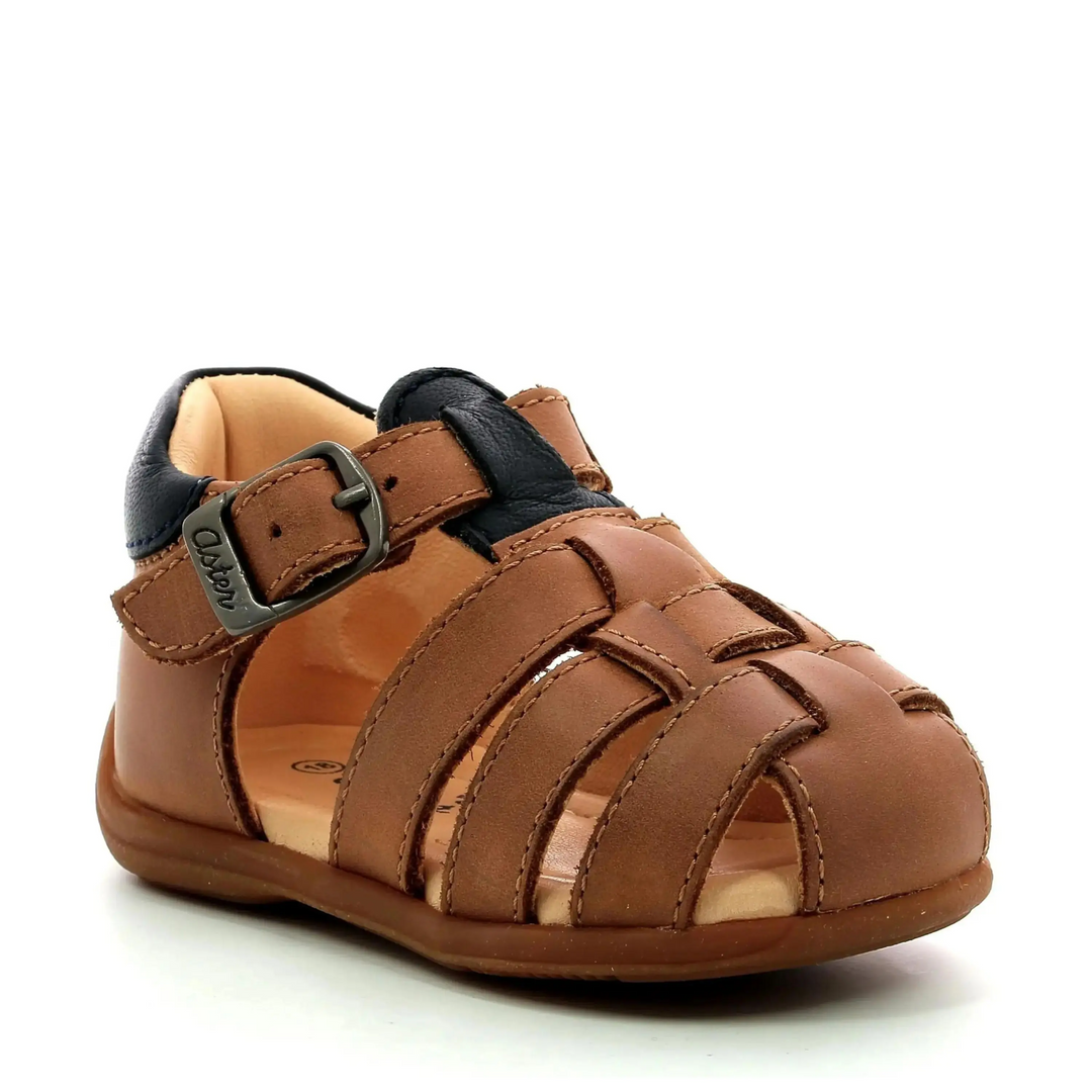 ASTER Sandales Odjoyo Camel ma petite pointure