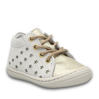 BELLAMY Bottillons Ivea Or Blanc ma petite pointure