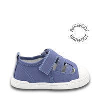 BLANDITOS Baskets en toile Barefoot Limon Blue ma petite pointure 