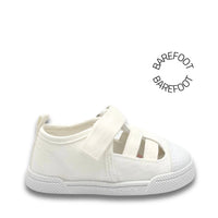 BLANDITOS Baskets en toile Barefoot Limon Blanco ma petite pointure 