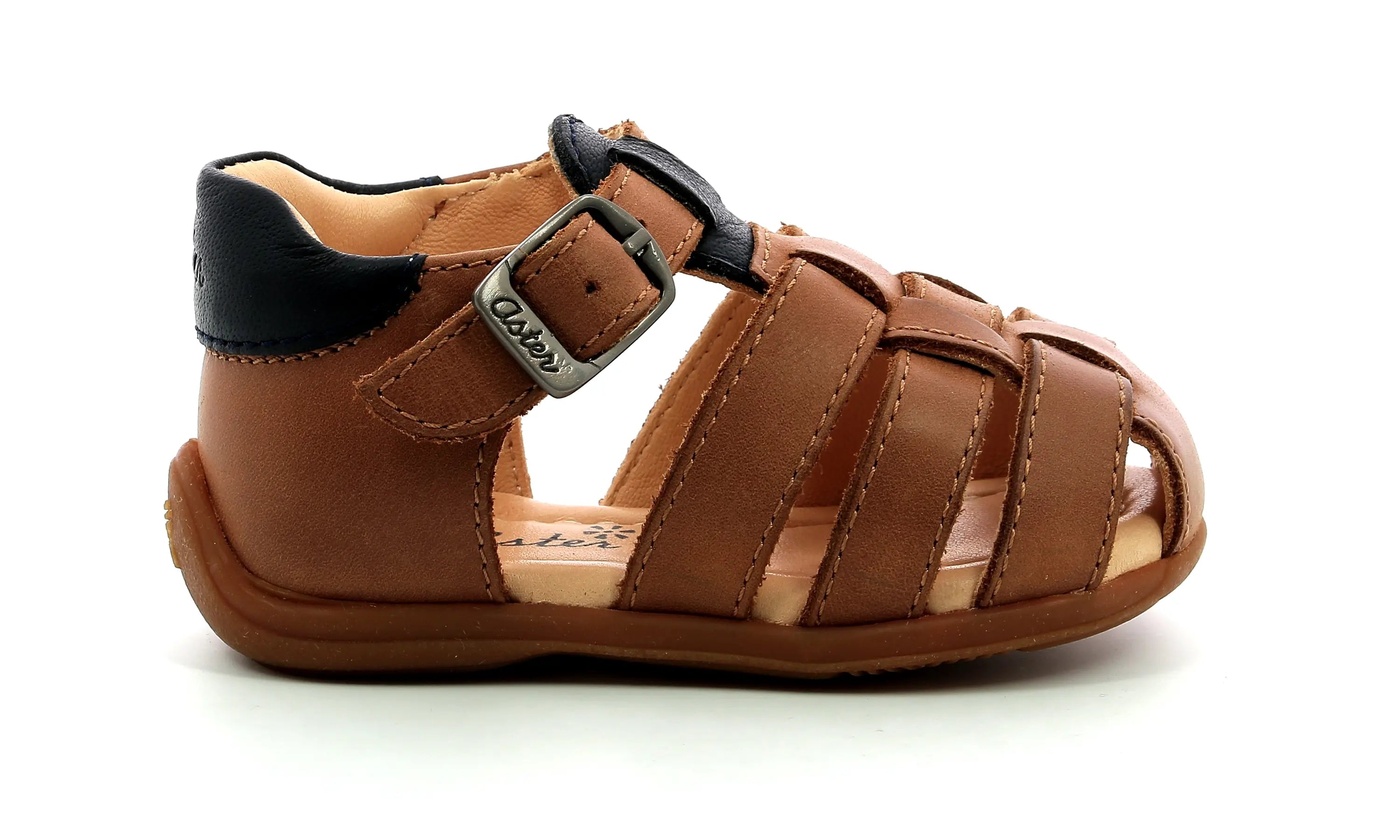 ASTER Sandales Odjoyo Camel ma petite pointure