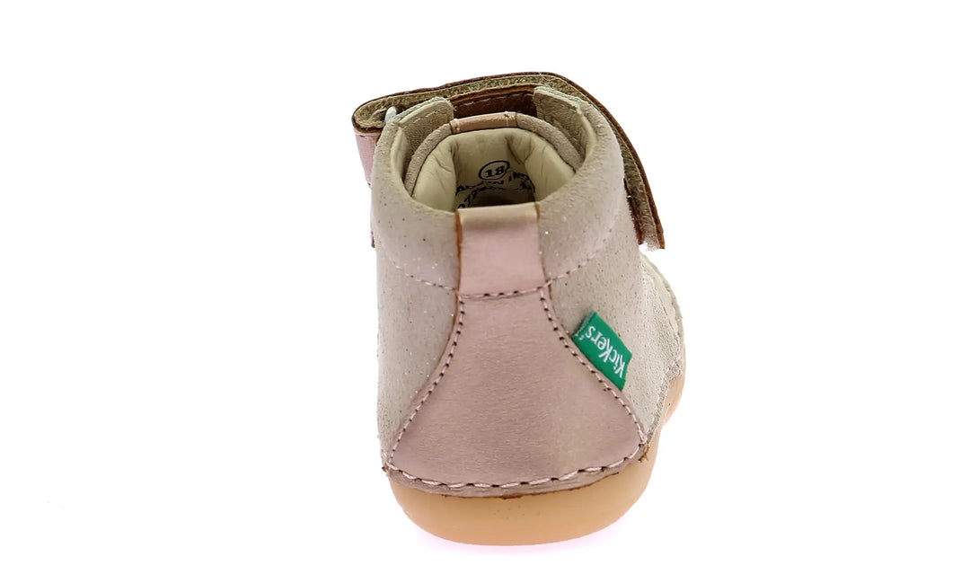 KICKERS Bottillons Sonizikro Beige Champagne ma petite pointure 