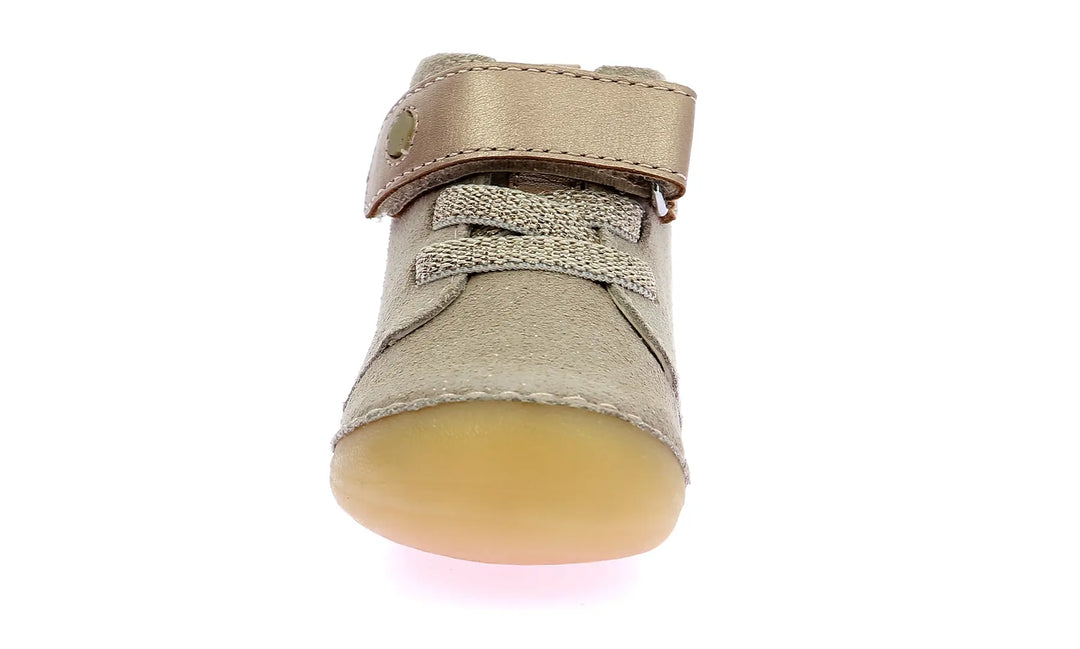 KICKERS Bottillons Sonizikro Beige Champagne ma petite pointure 