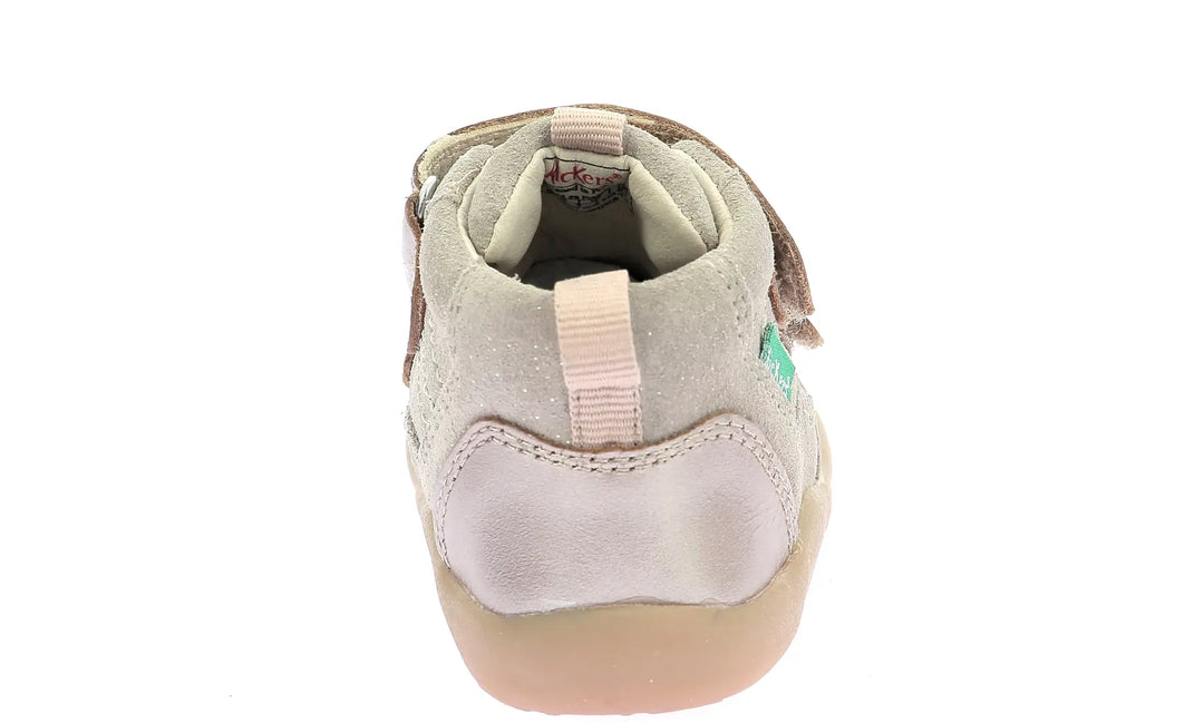 KICKERS Bottillons Barefoot Kickfresho Beige Champagne ma petite pointure 