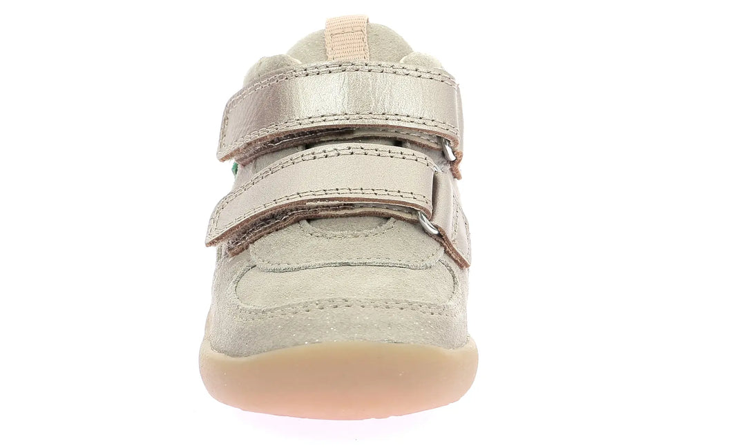 KICKERS Bottillons Barefoot Kickfresho Beige Champagne ma petite pointure 