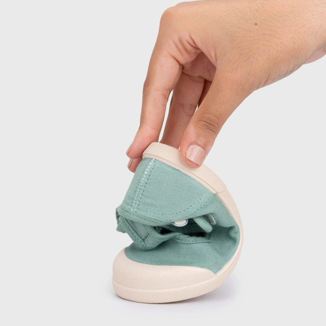 IGOR Baskets en toile Barefoot Lona Pepito Matcha ma petite pointure 