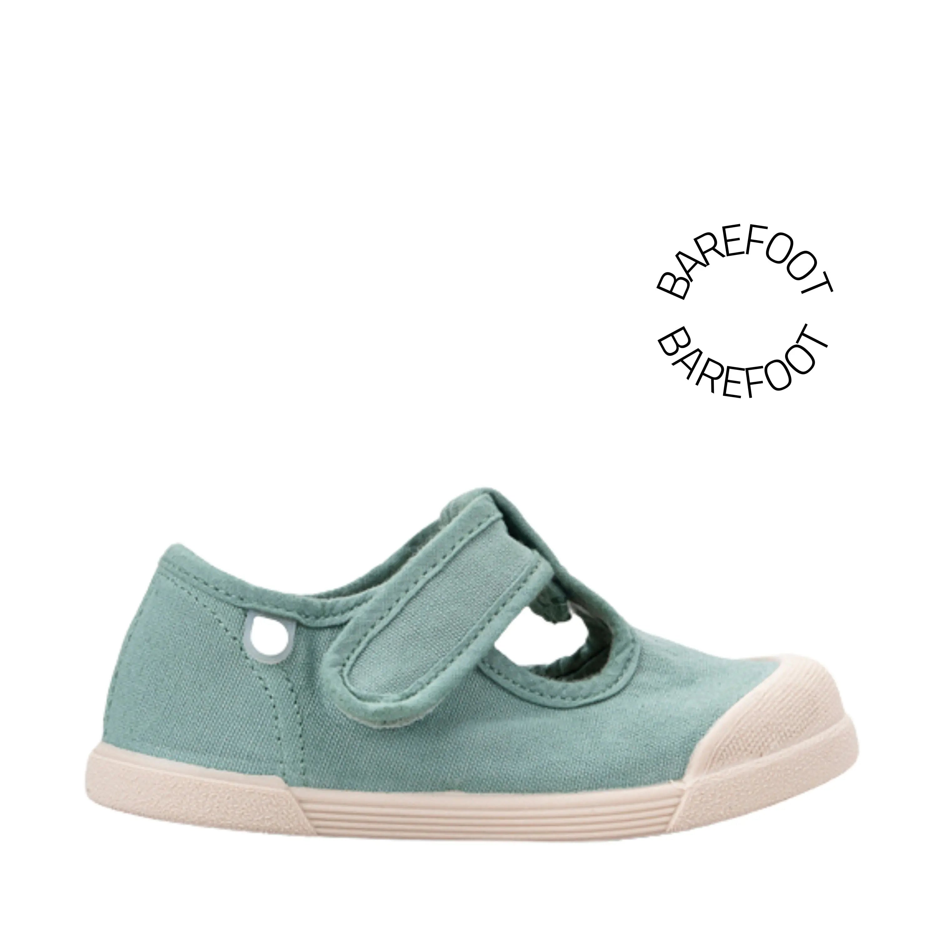 IGOR Baskets en toile Barefoot Lona Pepito Matcha ma petite pointure 