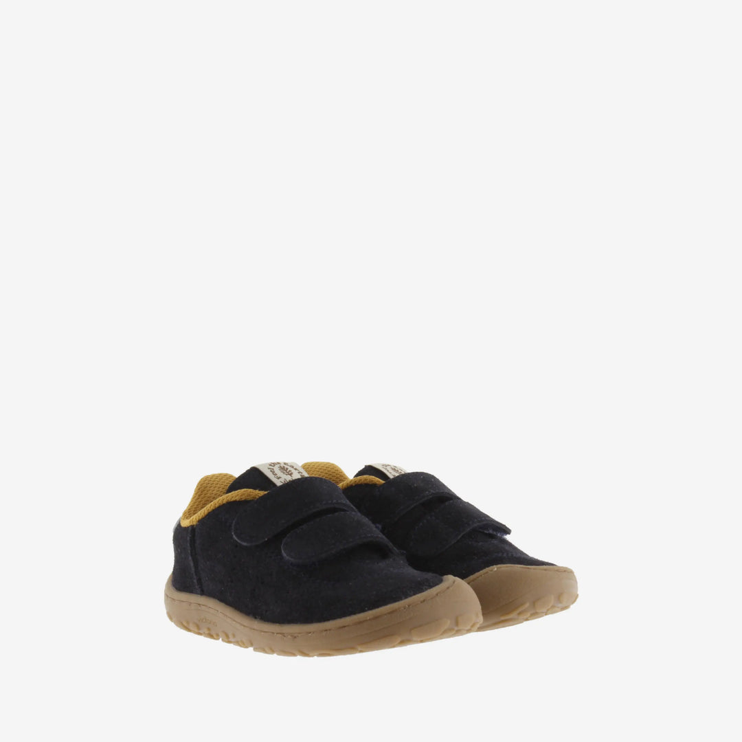 VICTORIA Baskets Barefoot Bosco Scratchs Cuir Fendu Marino ma petite pointure 