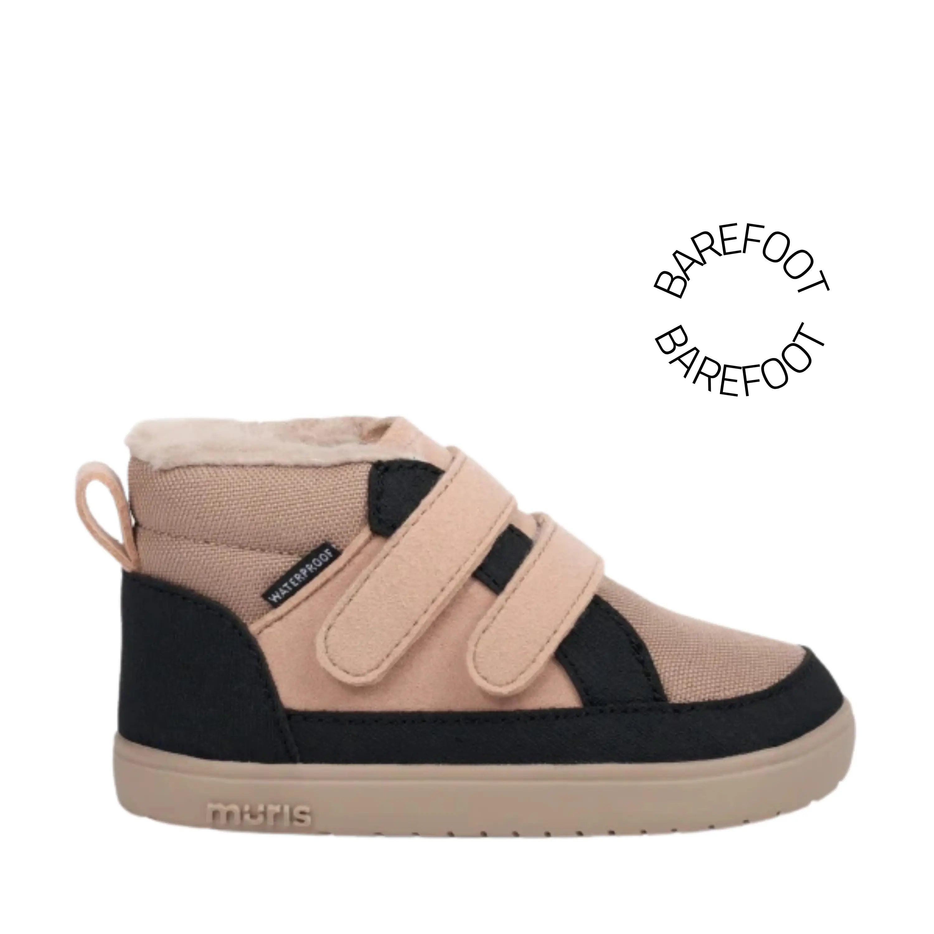 MURIS Baskets Barefoot Fourrées Baltic Mini Soft Pink ma petite pointure 