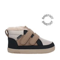 MURIS Baskets Barefoot Fourrées Baltic Mini Warm Taupe ma petite pointure 