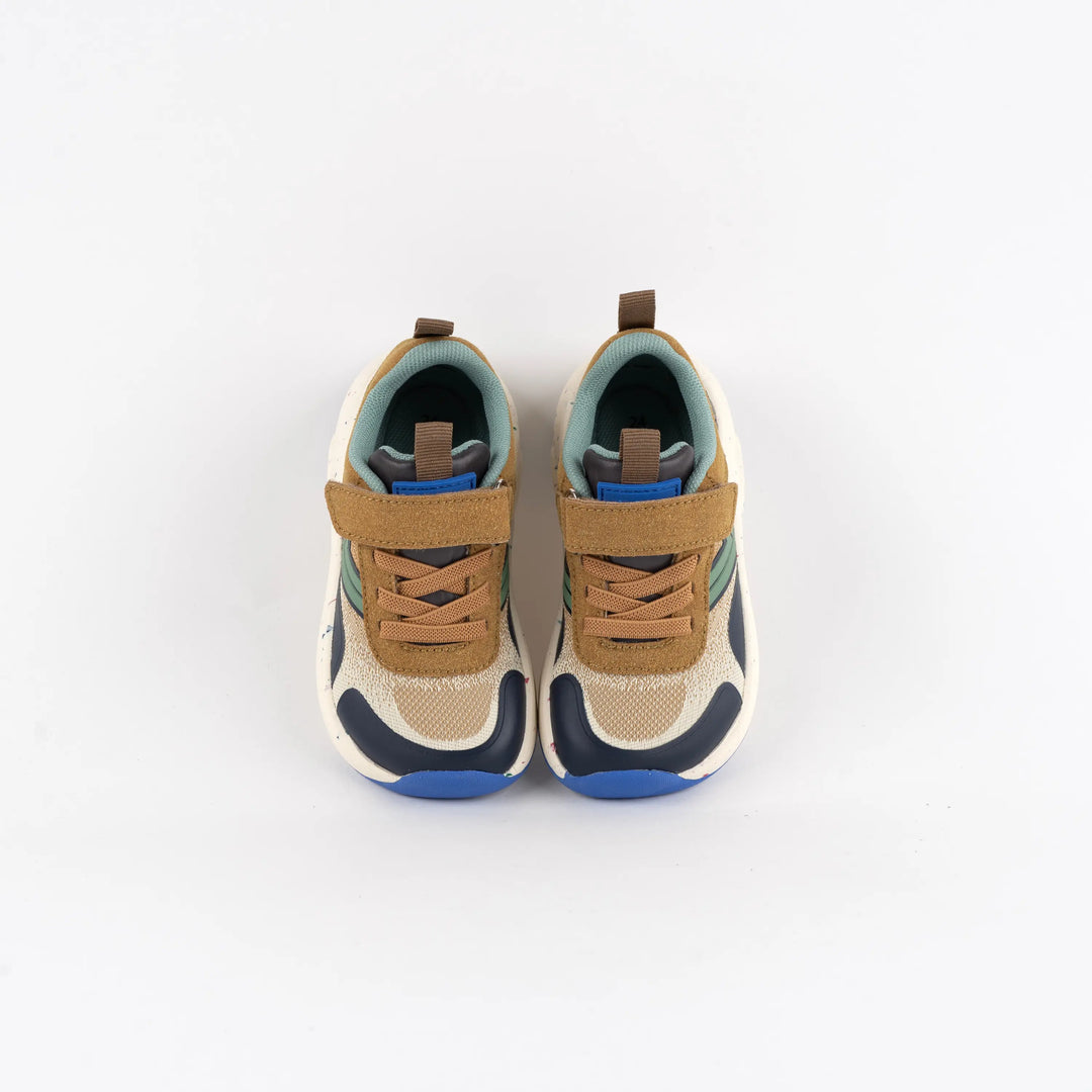 VICTORIA Baskets Barefoot Kai Scratch Mesh et Elastique Taupe ma petite pointure 