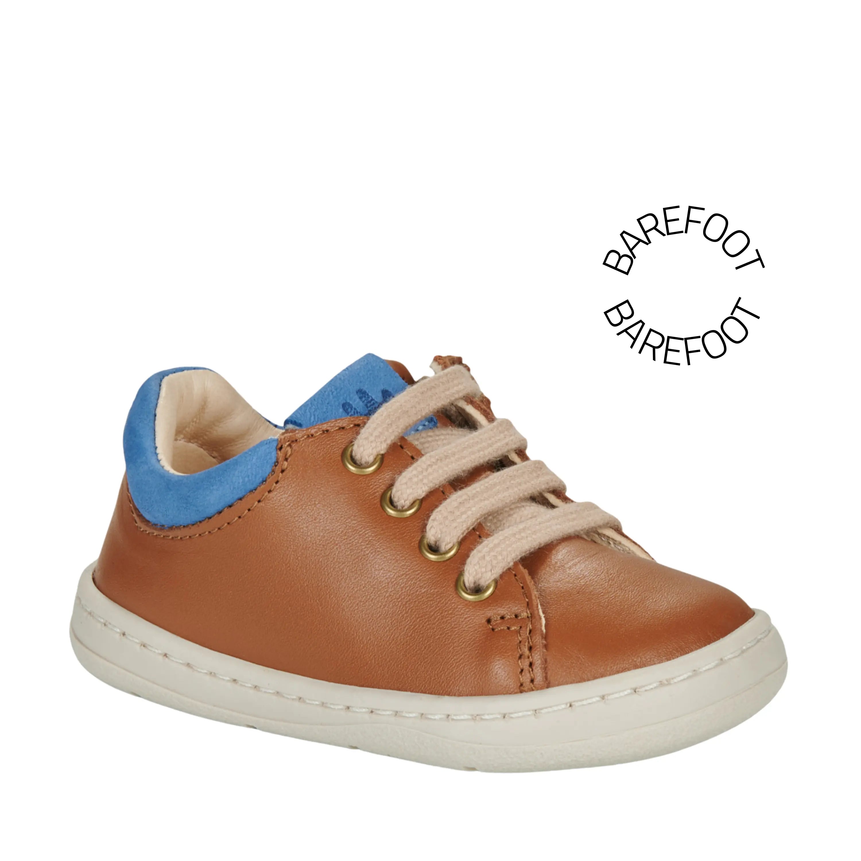 EASY PEASY Baskets Barefoot My Duckie's Lacet Camel ma petite pointure 