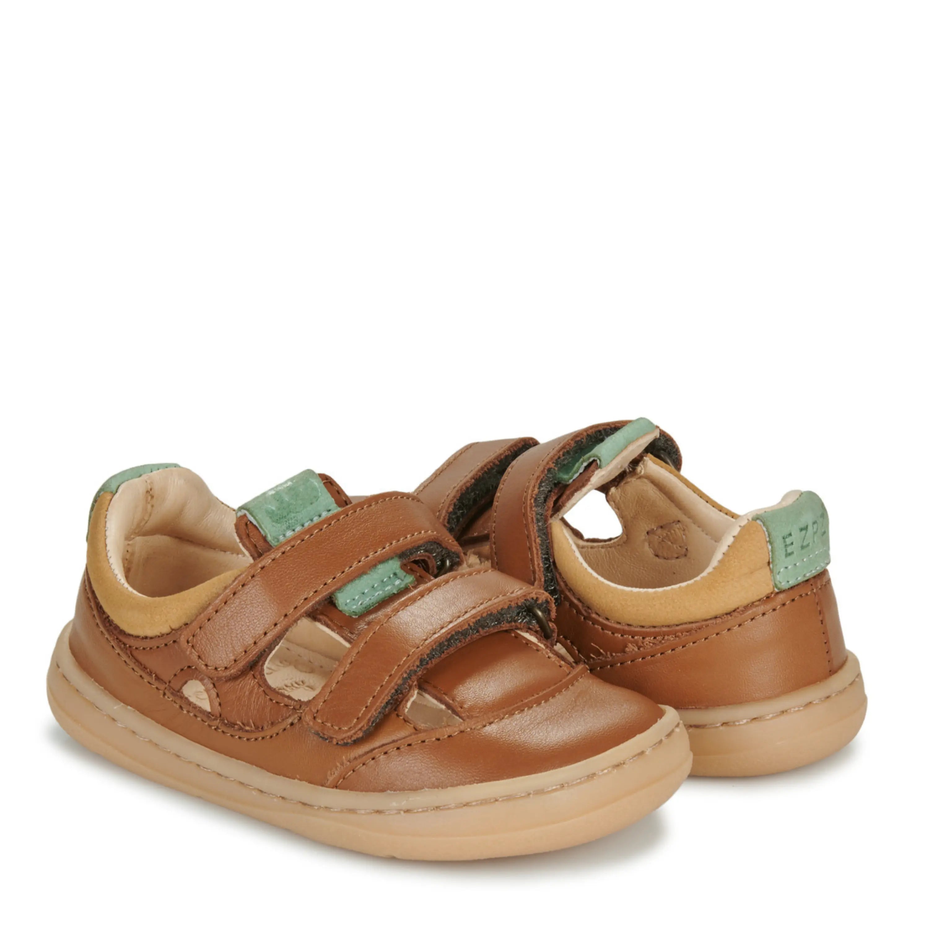 EASY PEASY Baskets Barefoot My Duckie's Salome Camel ma petite pointure 