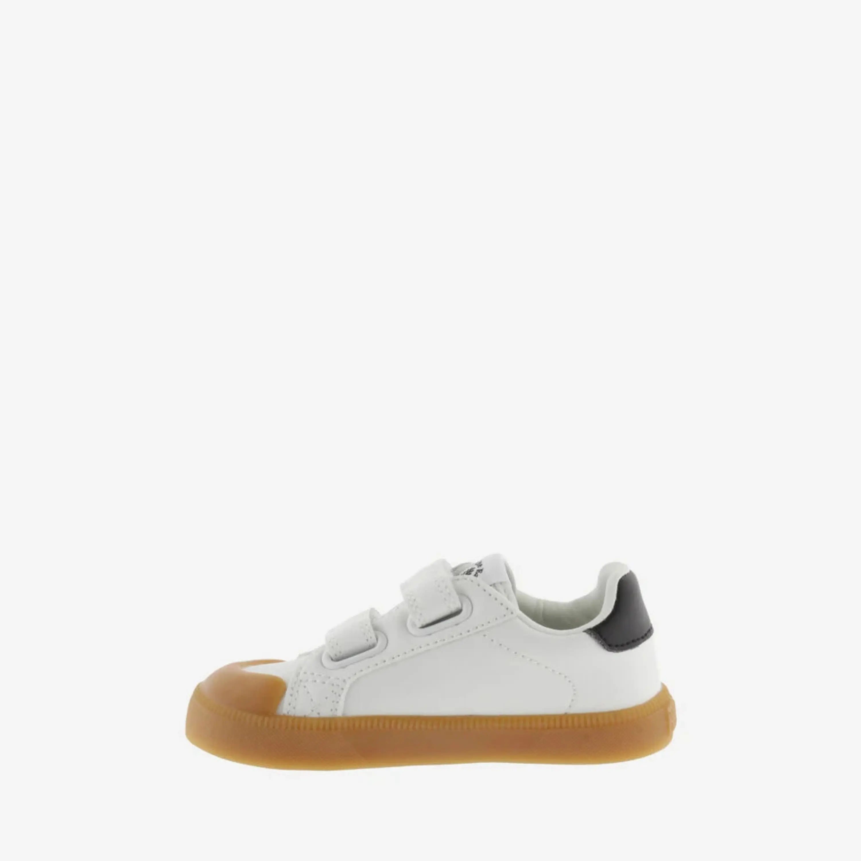 VICTORIA Baskets Barefoot Oliver Scratchs Effet Cuir & Contraste Blanco ma petite pointure 