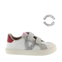 VICTORIA Baskets Barefoot Oliver Scratchs Effet Cuir & Contraste Plata ma petite pointure 