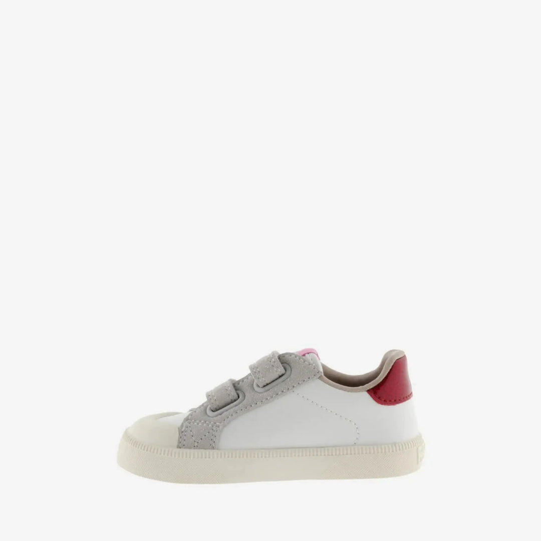 VICTORIA Baskets Barefoot Oliver Scratchs Effet Cuir & Contraste Plata ma petite pointure 