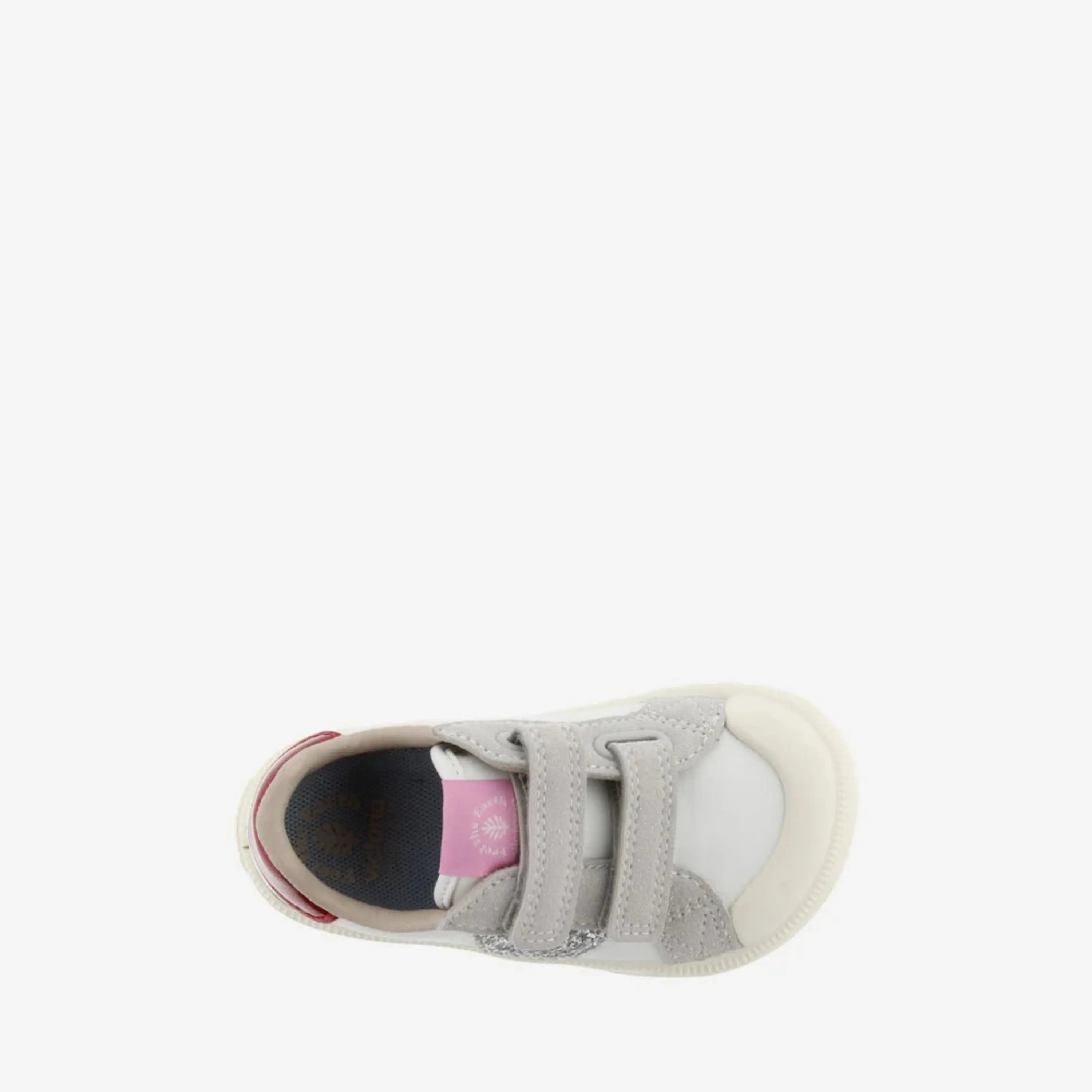 VICTORIA Baskets Barefoot Oliver Scratchs Effet Cuir & Contraste Plata ma petite pointure 