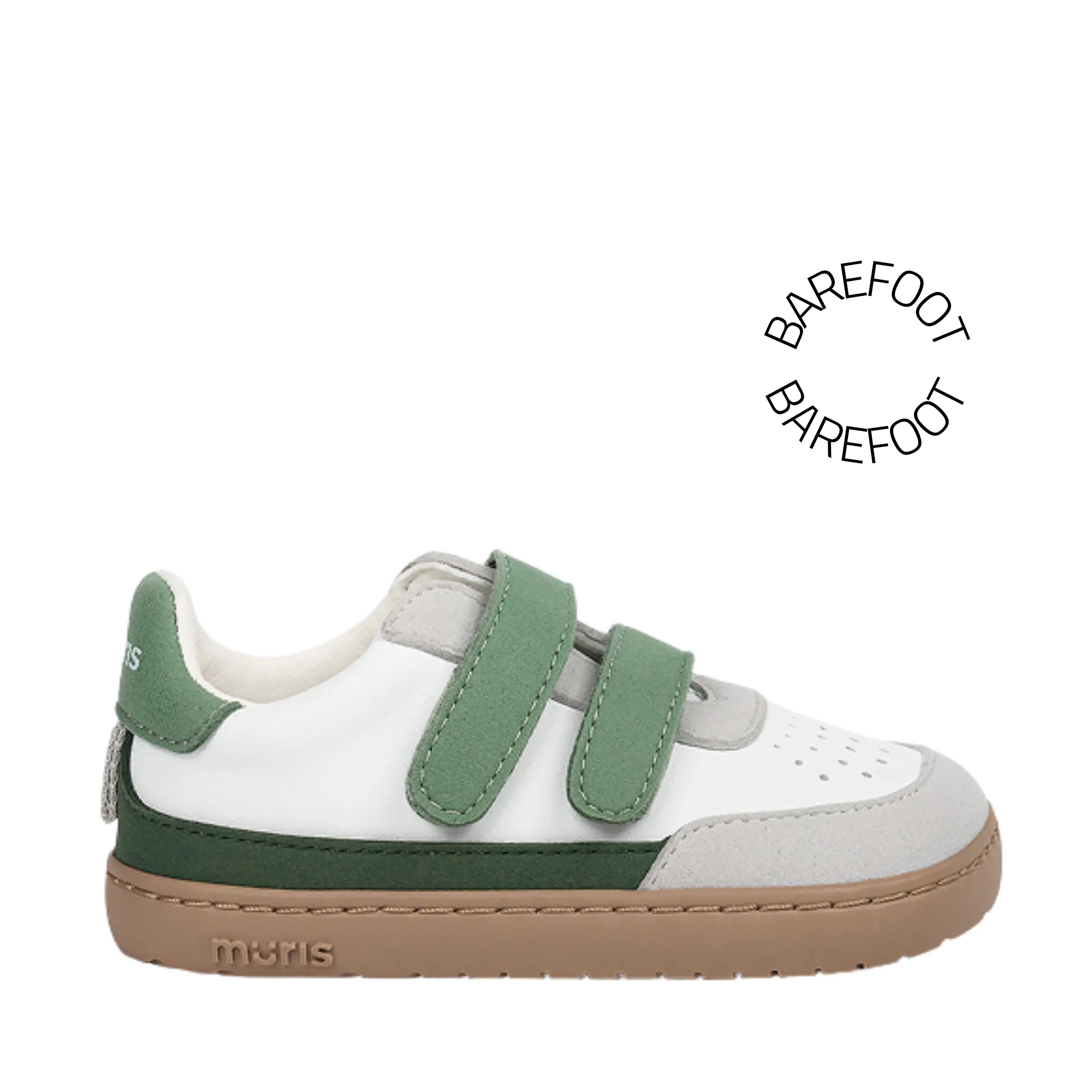MURIS Baskets Barefoot Petra Mini Forest Green ma petite pointure 