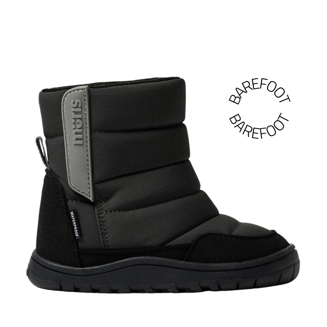 MURIS Baskets Barefoot Tromso Mini Black ma petite pointure 