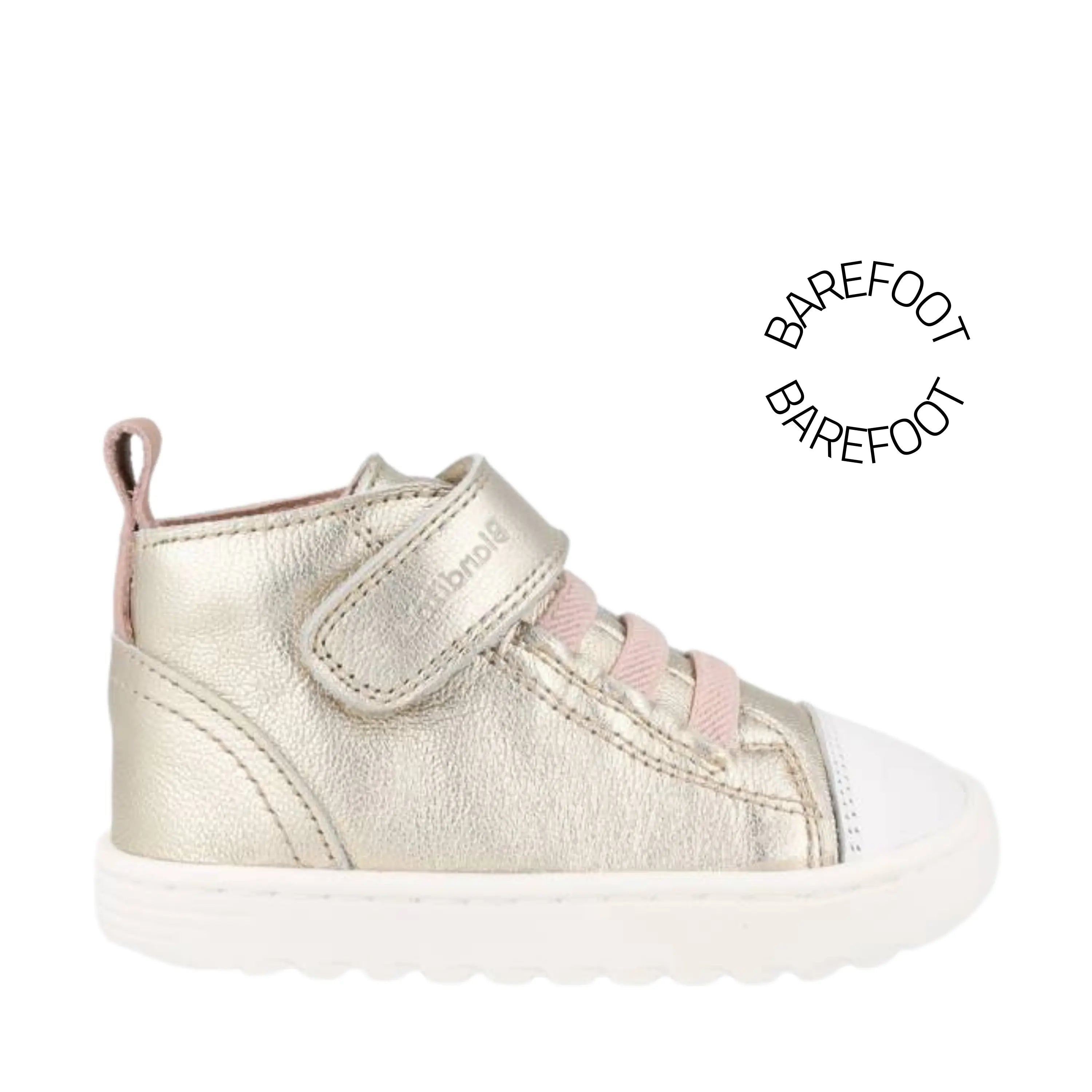 BLANDITOS Baskets Cuir Barefoot Pekin Champan ma petite pointure 