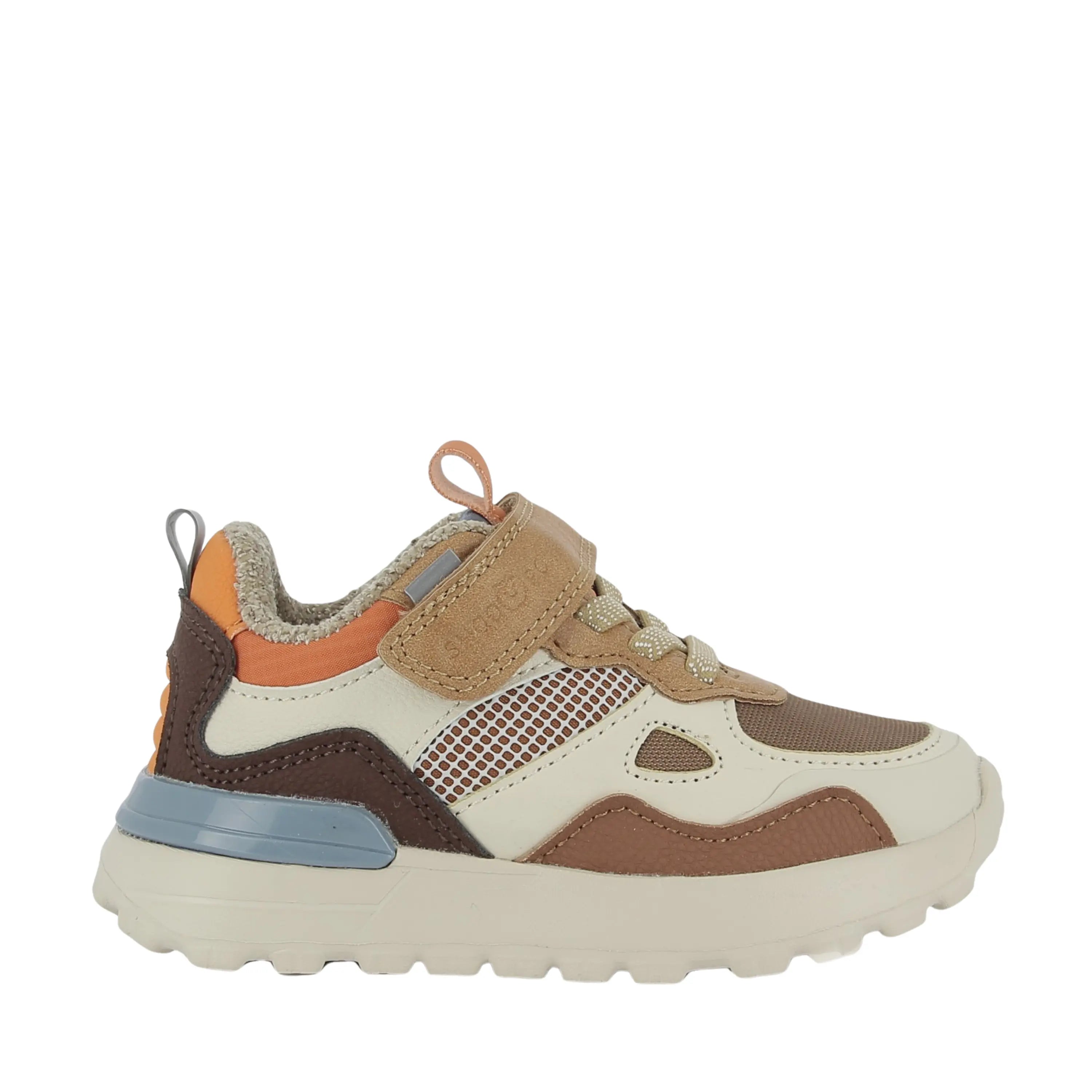 SHOO POM Baskets Joggy Scratch Camel Off White Orange ma petite pointure 