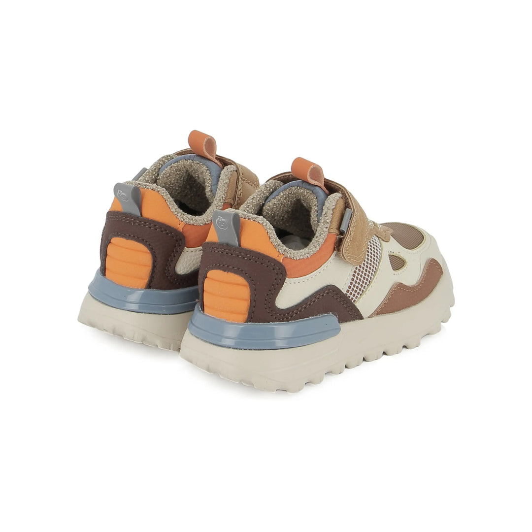 SHOO POM Baskets Joggy Scratch Camel Off White Orange ma petite pointure 