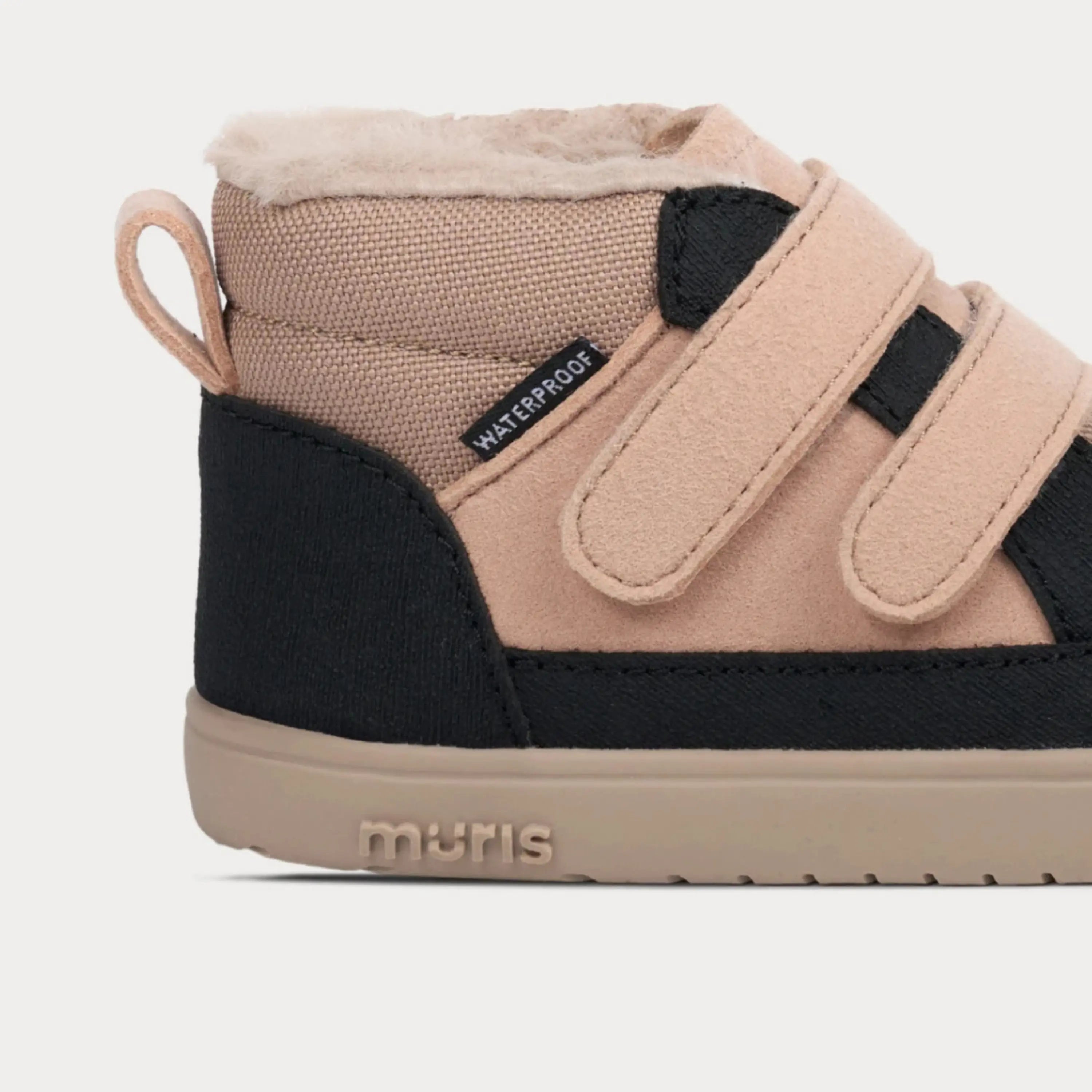 MURIS Baskets Barefoot Fourrées Baltic Mini Soft Pink ma petite pointure 